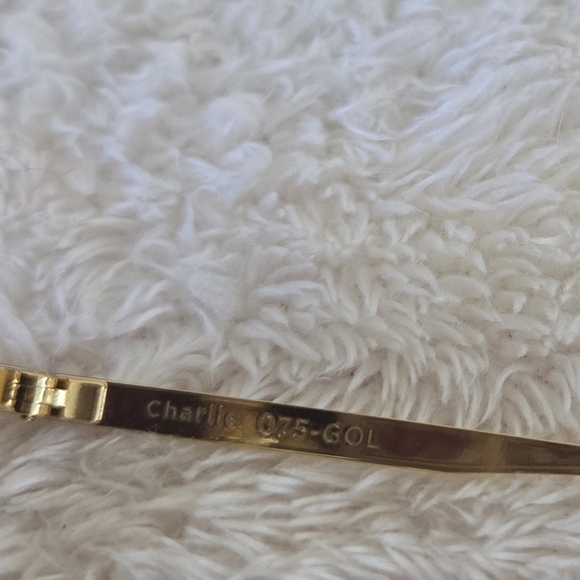 Sunday Somewhere Charlie Gold Round Sunglasses PRICE FIRM - Picture 4 of 6